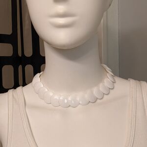 Very pretty flat round beaded necklace